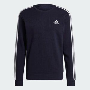 ADIDAS ESSENTIALS FLEECE 3-STRIPES SWEATSHIRT NWT SIZE XL GK9111